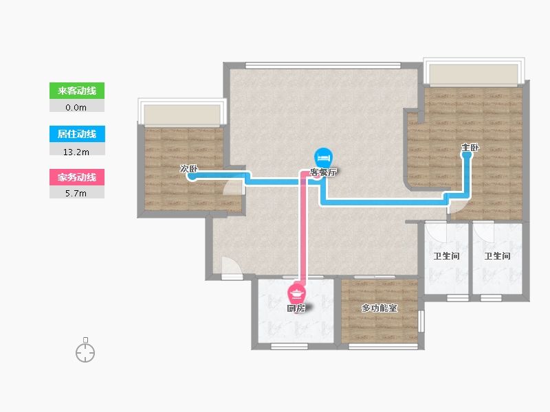 浙江省-温州市-国鸿锦悦府-107.00-户型库-动静线