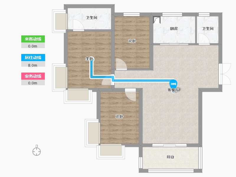 河北省-邯郸市-鼎居-97.00-户型库-动静线