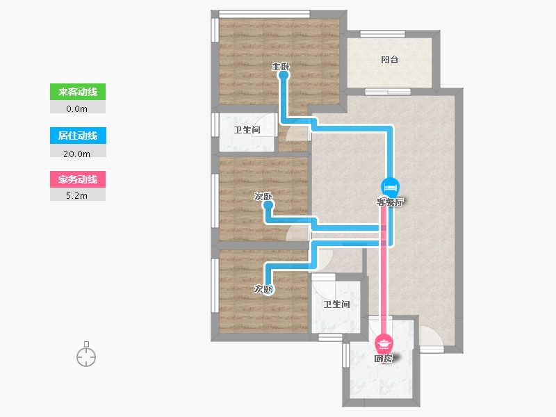 四川省-成都市-源滩麒麟荟-78.00-户型库-动静线