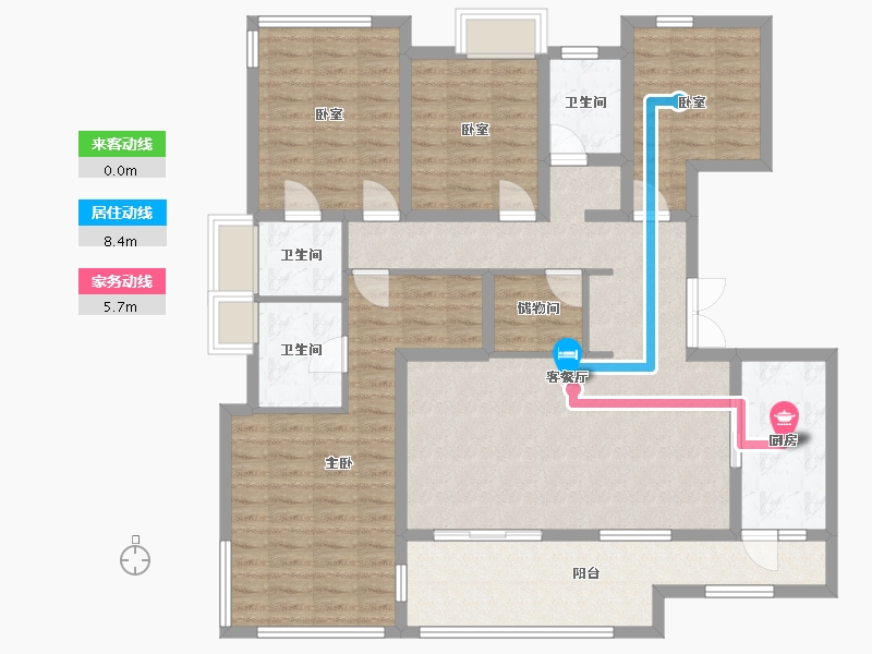 四川省-南充市-天誉-153.00-户型库-动静线