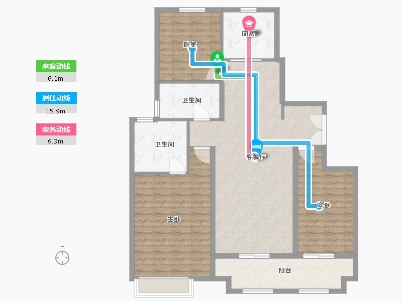 河南省-开封市-建业壹号城邦-115.00-户型库-动静线