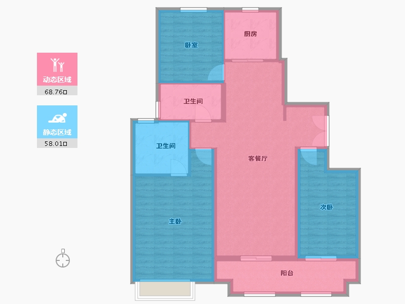 河南省-开封市-建业壹号城邦-115.00-户型库-动静分区