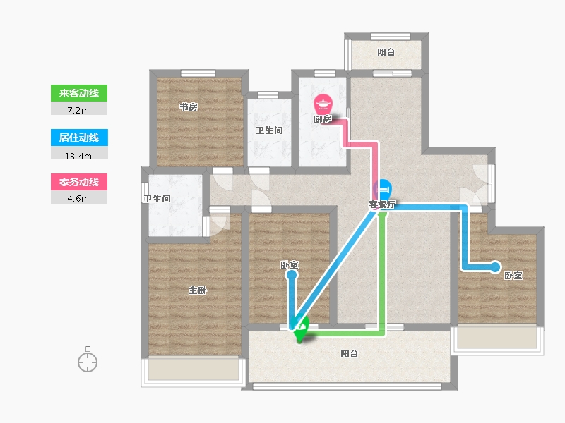 河南省-漯河市-鲁明·悦澜轩-108.58-户型库-动静线