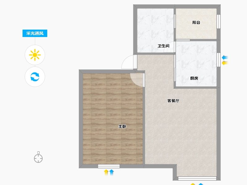 广东省-深圳市-雅庭居-72.00-户型库-采光通风