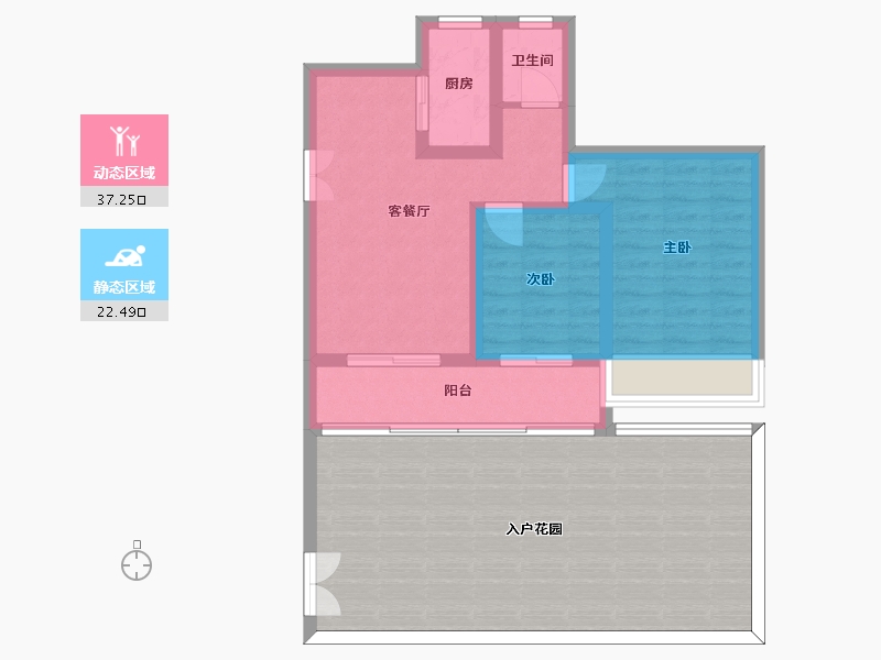 河南省-南阳市-财富壹号院-90.00-户型库-动静分区