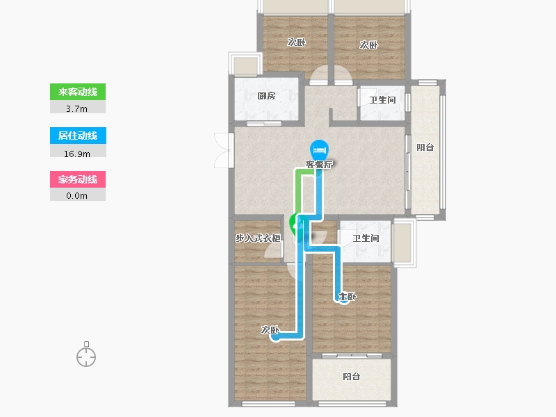 浙江省-丽水市-东方嘉苑-108.00-户型库-动静线