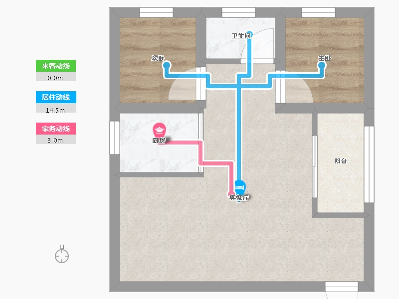 广东省-深圳市-一品东门雅园-35.70-户型库-动静线