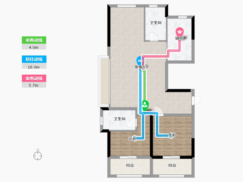 浙江省-衢州市-碧桂园·江湾半岛-78.00-户型库-动静线