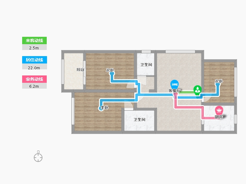 山东省-聊城市-王卷帽棚户区-100.00-户型库-动静线