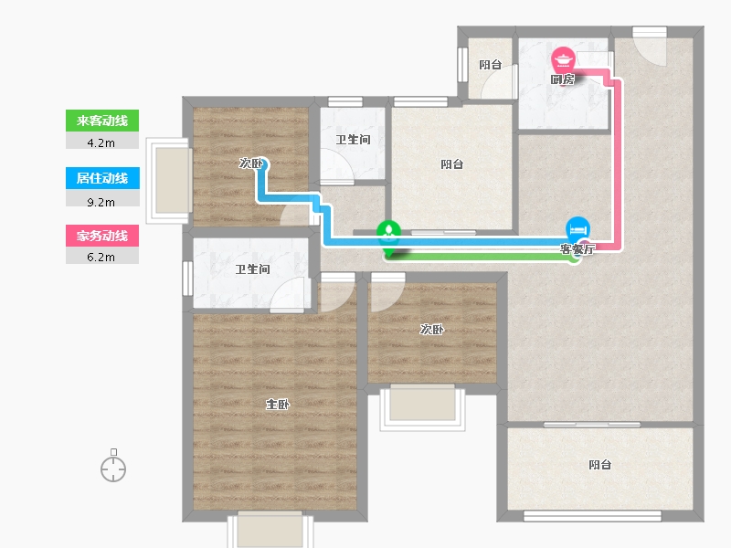 广东省-深圳市-康达尔山海上城-99.15-户型库-动静线