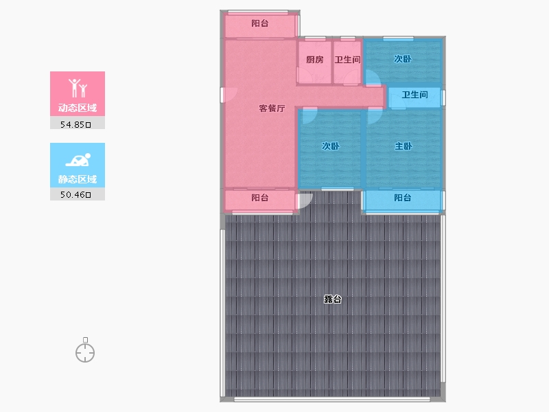 广东省-深圳市-金湖花园(A区)-205.45-户型库-动静分区