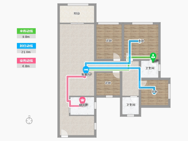 广东省-深圳市-康达尔山海上城-115.66-户型库-动静线