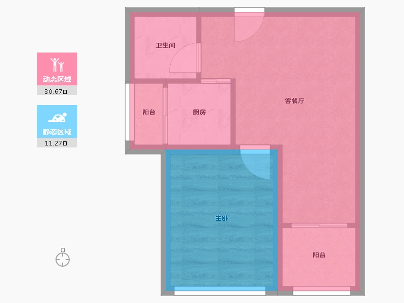 广东省-深圳市-联投东方华府(一期)-36.97-户型库-动静分区