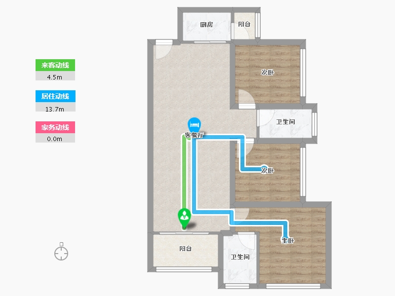 广东省-深圳市-联投东方华府(一期)-79.06-户型库-动静线