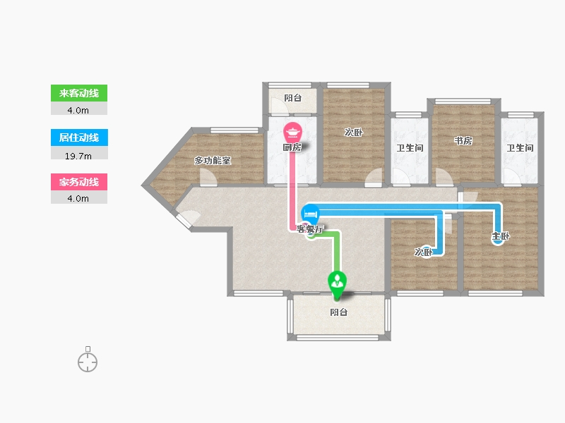 广东省-深圳市-联投东方华府(一期)-122.55-户型库-动静线