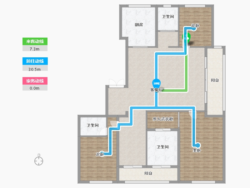 浙江省-温州市-凤起玉鸣-180.00-户型库-动静线