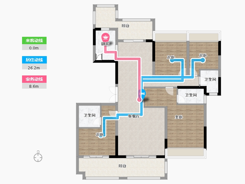 广西壮族自治区-来宾市-猎天地王华府-169.00-户型库-动静线