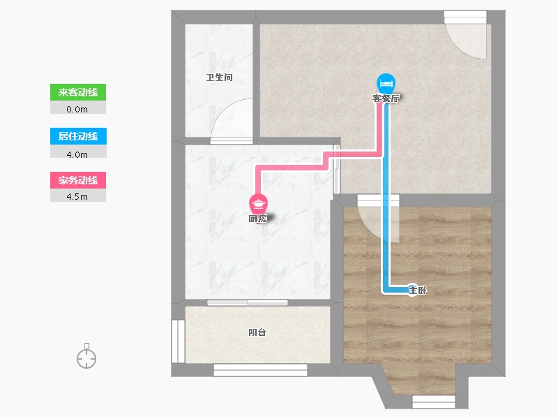 黑龙江省-鹤岗市-麒麟花园-35.10-户型库-动静线