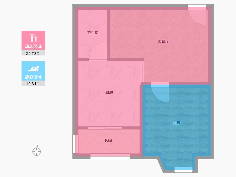 黑龙江省-鹤岗市-麒麟花园-35.10-户型库-动静分区