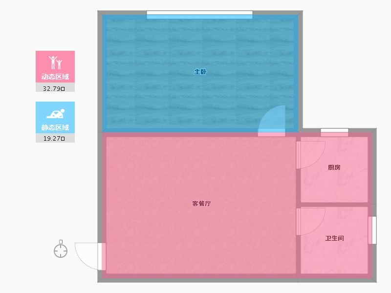 广东省-深圳市-一品东门雅园-46.99-户型库-动静分区