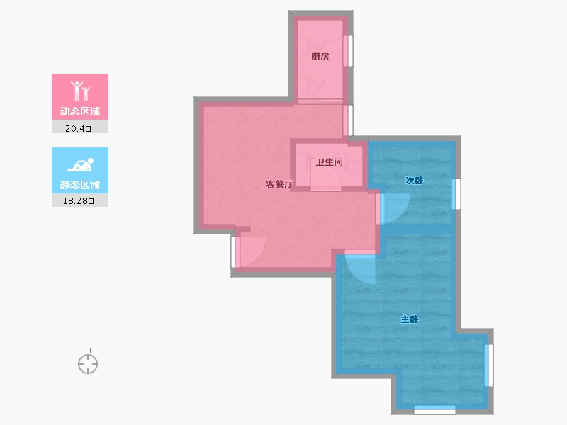 黑龙江省-鹤岗市-麒麟花园-33.22-户型库-动静分区