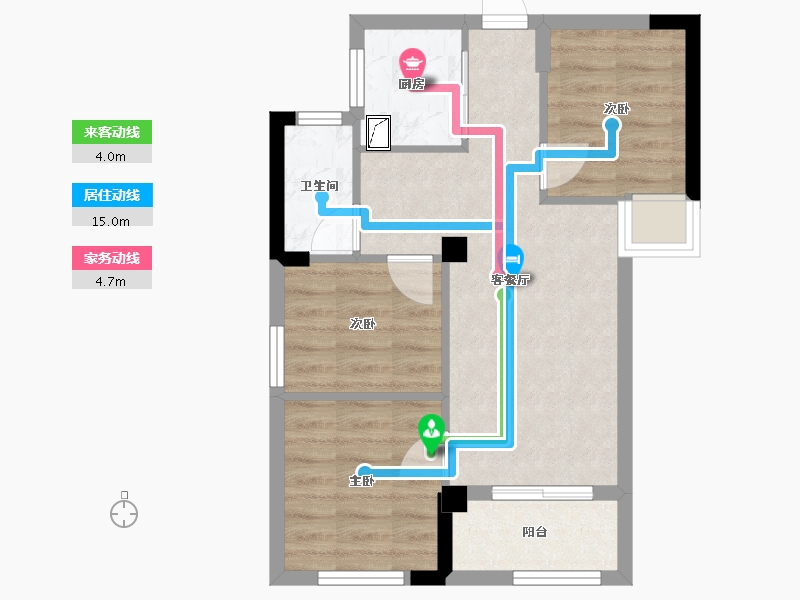 福建省-福州市-福晟钱隆御品-52.00-户型库-动静线