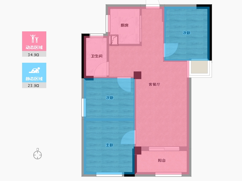 福建省-福州市-福晟钱隆御品-52.00-户型库-动静分区