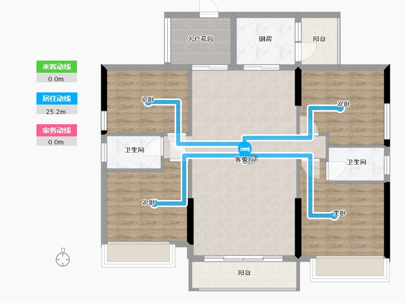 广东省-汕尾市-君悦豪庭-124.00-户型库-动静线