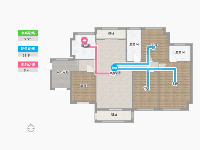 广东省-惠州市-皓翔源·壹城中心二期-115.30-户型库-动静线