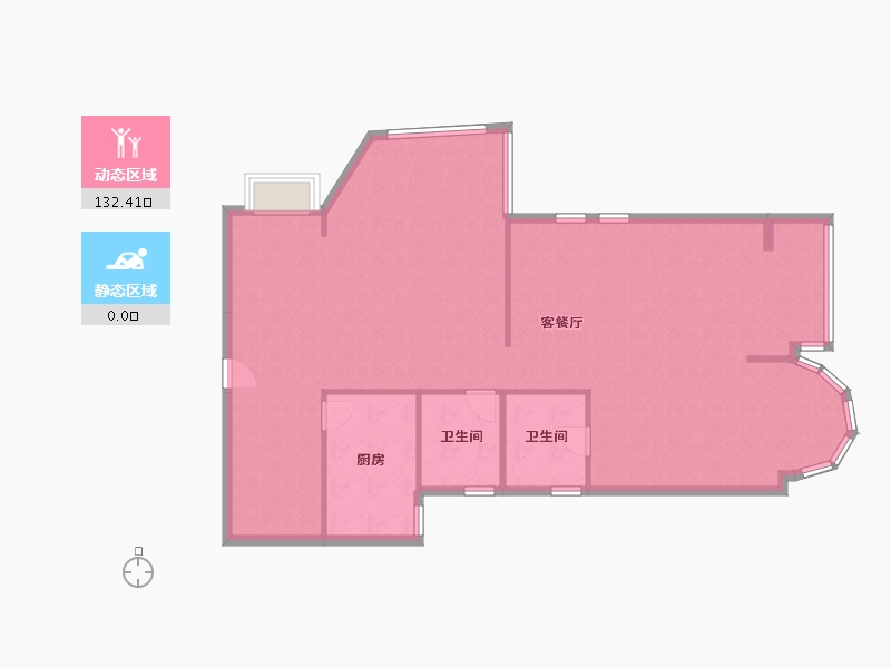 福建省-福州市-君临闽江-138.00-户型库-动静分区