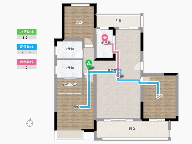 河南省-商丘市-海棠悦-90.00-户型库-动静线