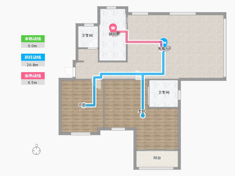 江苏省-常州市-九洲花园-145.00-户型库-动静线