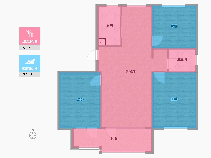 山东省-青岛市-天峰首府-85.00-户型库-动静分区