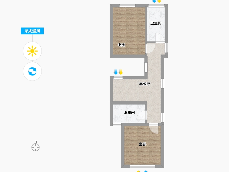 广东省-惠州市-新城金樾江南-150.00-户型库-采光通风