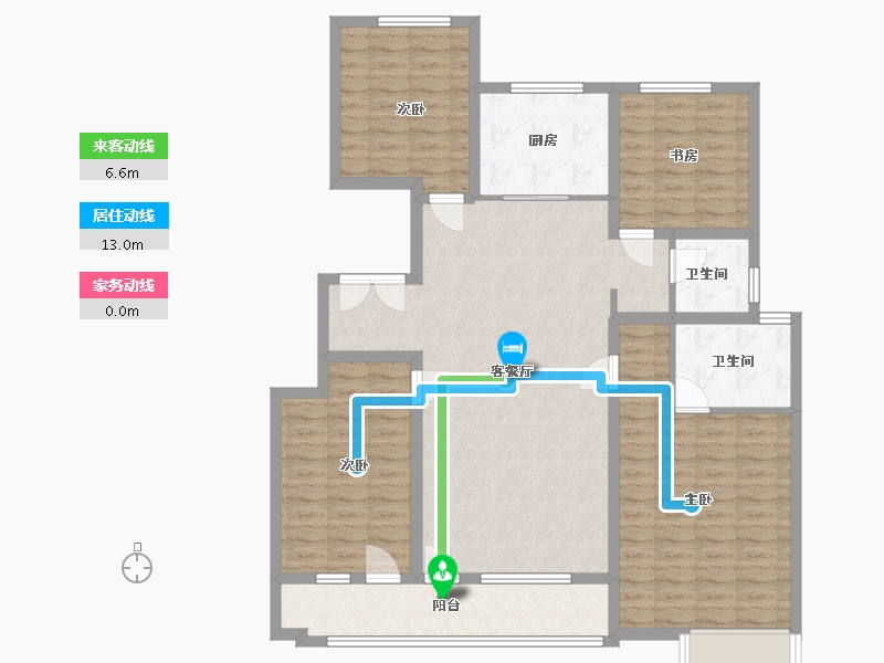 山东省-济宁市-博观江悦-130.00-户型库-动静线