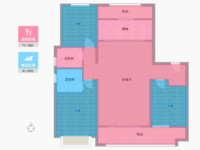 河北省-邯郸市-智慧城-104.00-户型库-动静分区