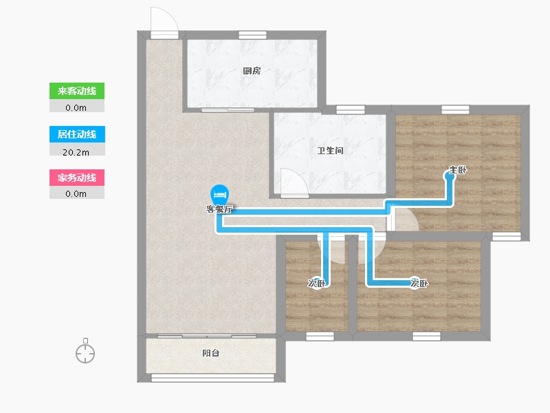 广东省-深圳市-翠枫豪园-72.38-户型库-动静线