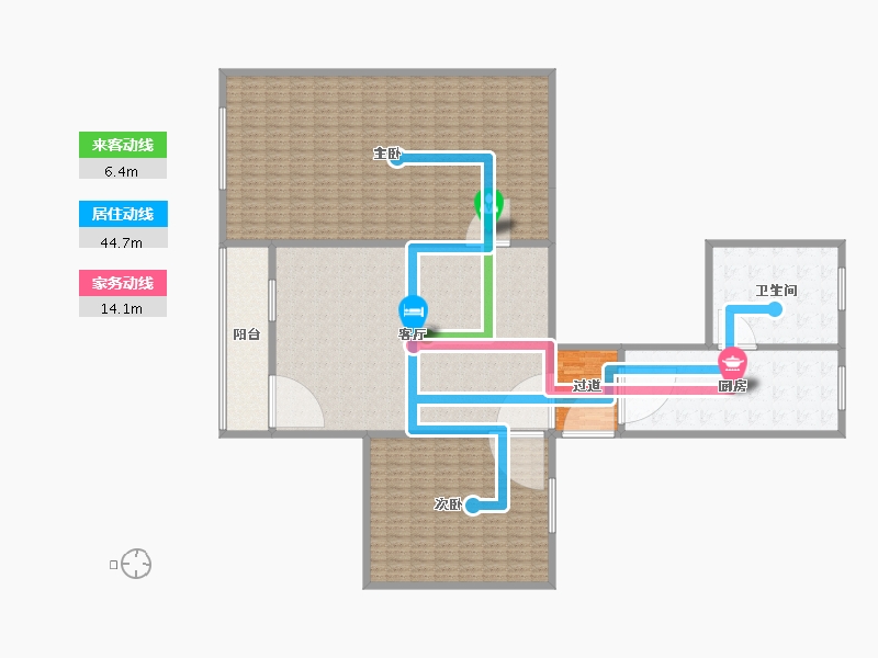 湖北省-荆州市-新加坡城·国际-30.28-户型库-动静线