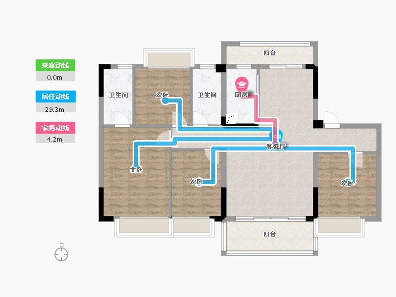 江西省-赣州市-碧桂园-111.00-户型库-动静线