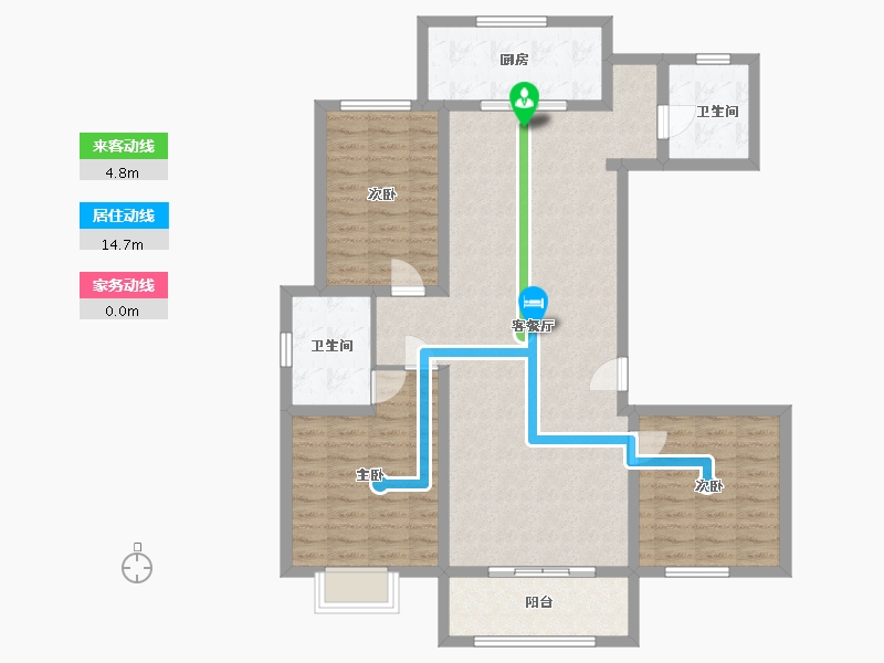 山东省-济宁市-金水畔佳苑-108.00-户型库-动静线