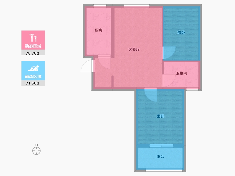 上海-上海市-嘉富苑-63.00-户型库-动静分区