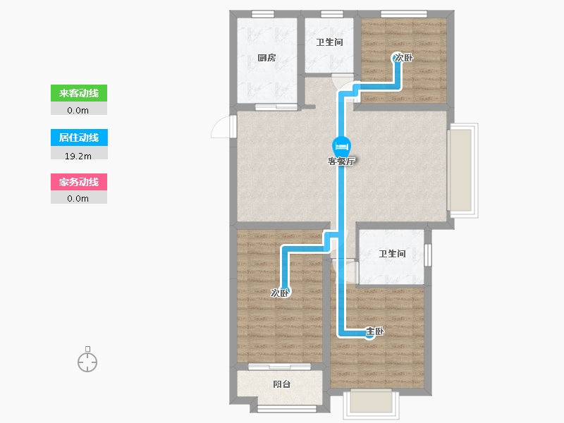 山东省-临沂市-润地新城-108.00-户型库-动静线