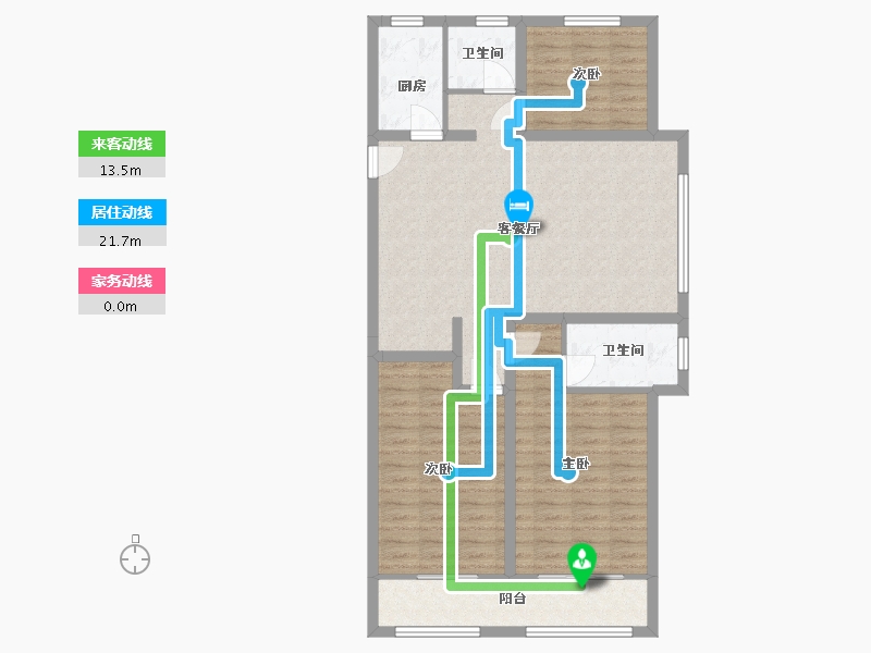 山东省-菏泽市-华夏幸福城-101.00-户型库-动静线