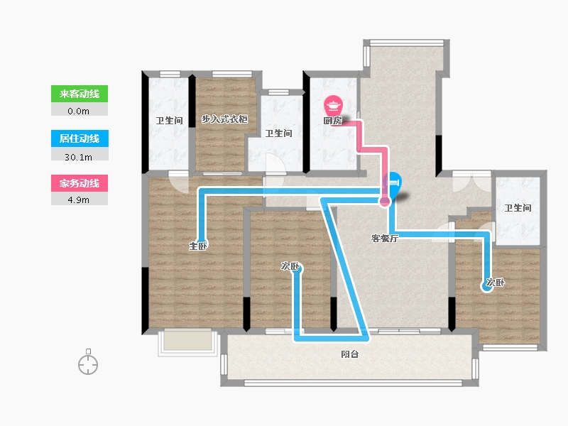 江苏省-南通市-金石源著-140.00-户型库-动静线