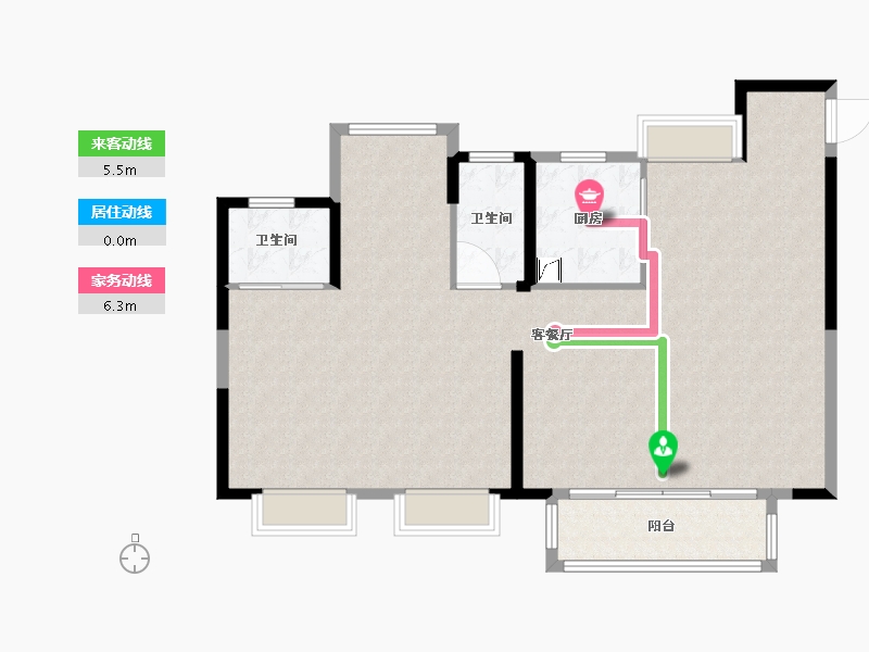 福建省-莆田市-建发磐龙府-111.00-户型库-动静线