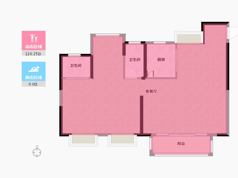 福建省-莆田市-建发磐龙府-111.00-户型库-动静分区