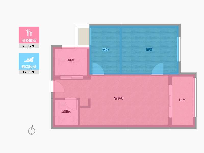 福建省-福州市-保利和光尘樾-56.00-户型库-动静分区