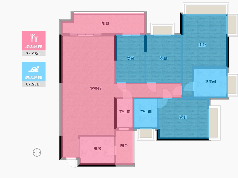 广东省-河源市-雅居乐-140.00-户型库-动静分区