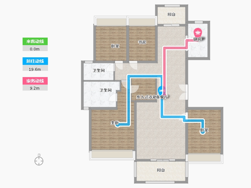 安徽省-合肥市-新华御湖庄园-167.00-户型库-动静线