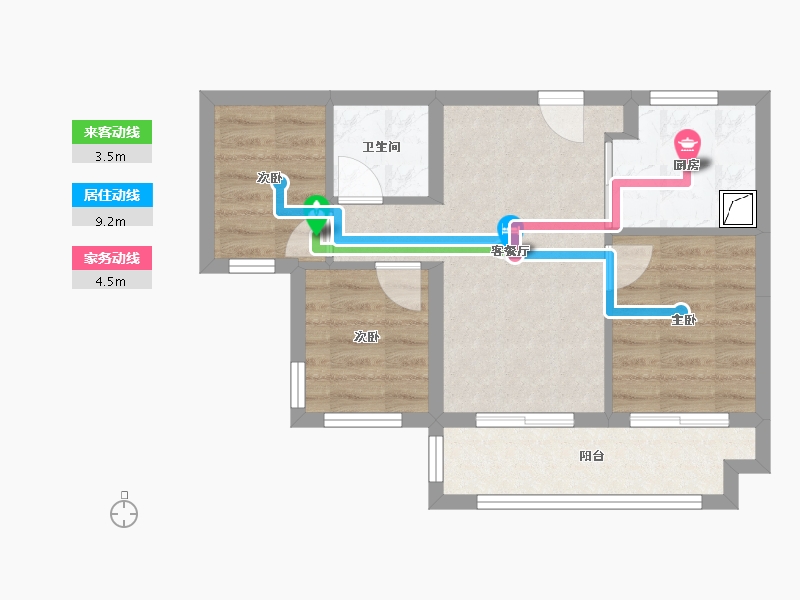 福建省-厦门市-保利中交云上-60.00-户型库-动静线